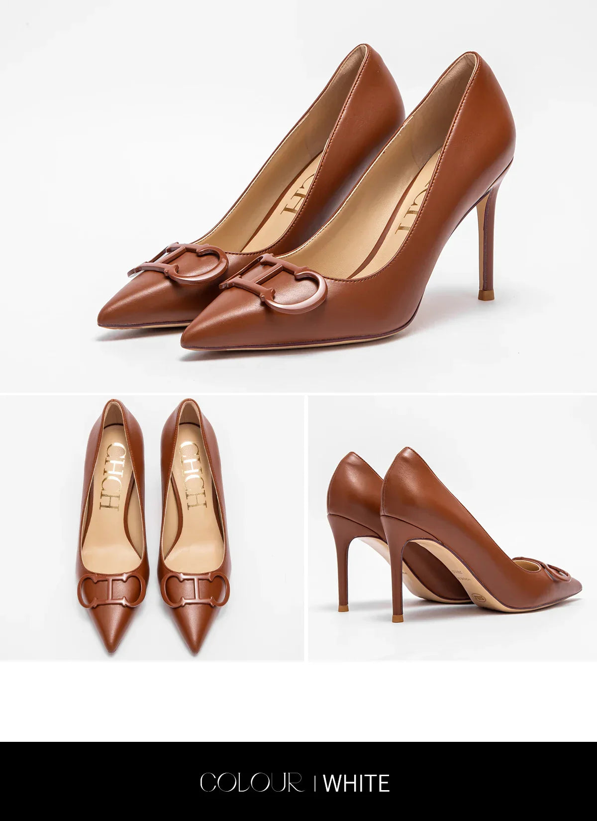 Women's High Heels Spring New Collection Simple Beige Business Women's Shoes