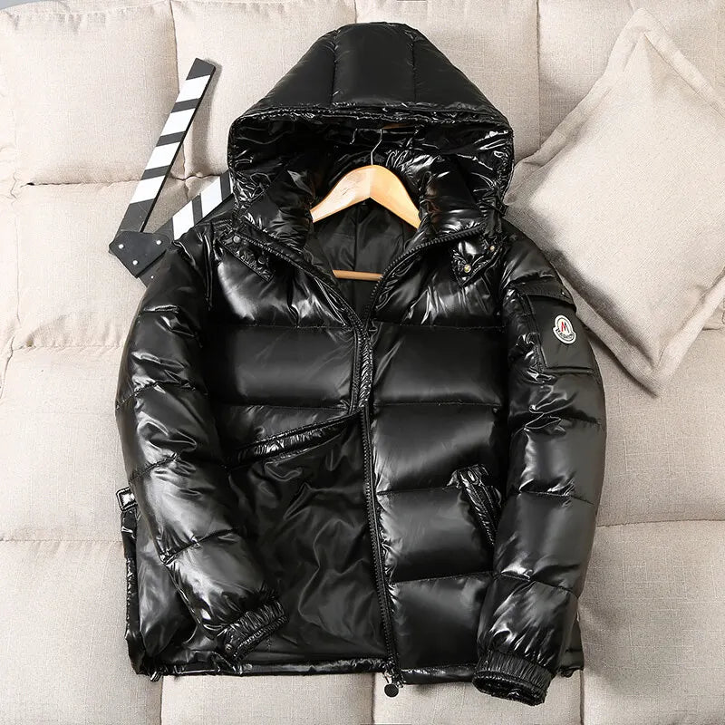 '-20 Degree Down Jacket Male Winter Parkas Men White Duck Down Jacket Hooded Outdoor Thick Warm Padded Snow Coat Oversize M-4XL
