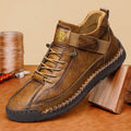 Handmade Men's High-Top Sport Casual Boots Breathable Outdoor Wear with Extended Size Options Classic Ankle Boots