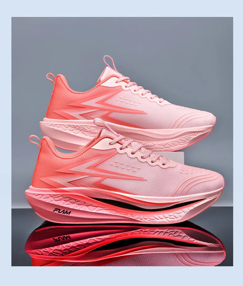 Marathon Men Running Shoes Speciality Sports Shoes Breathable Lightweight Carbon Board Women's Trend Athletic Sneakers Women
