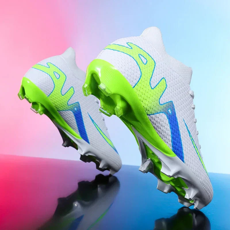 New Men Soccer Shoes Futsal Grass Cleats High-top Football Boots Non-Slip Sneakers High-quality Match Indoor Hot-selling Outdoor