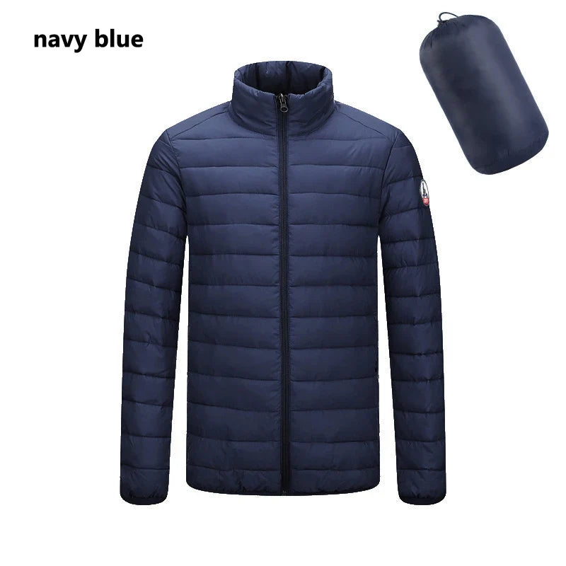 Europe Spring Autumn Embroidery Men Women With Zipper Sleeveless Vest Front Going Out Light Thin Hooded Down Long sleeves Jacket