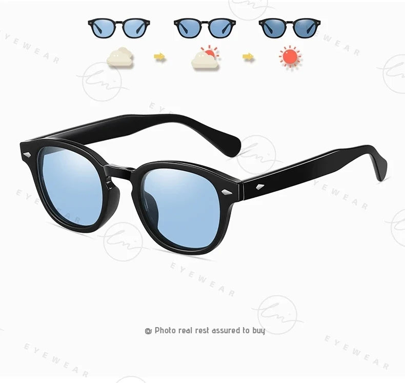 NEW Fashion Photochromic Sunglasses Women Men Polarized Blue Eyewear Drivign Outdoor UV Protection Eyewear gafas de sol mujer