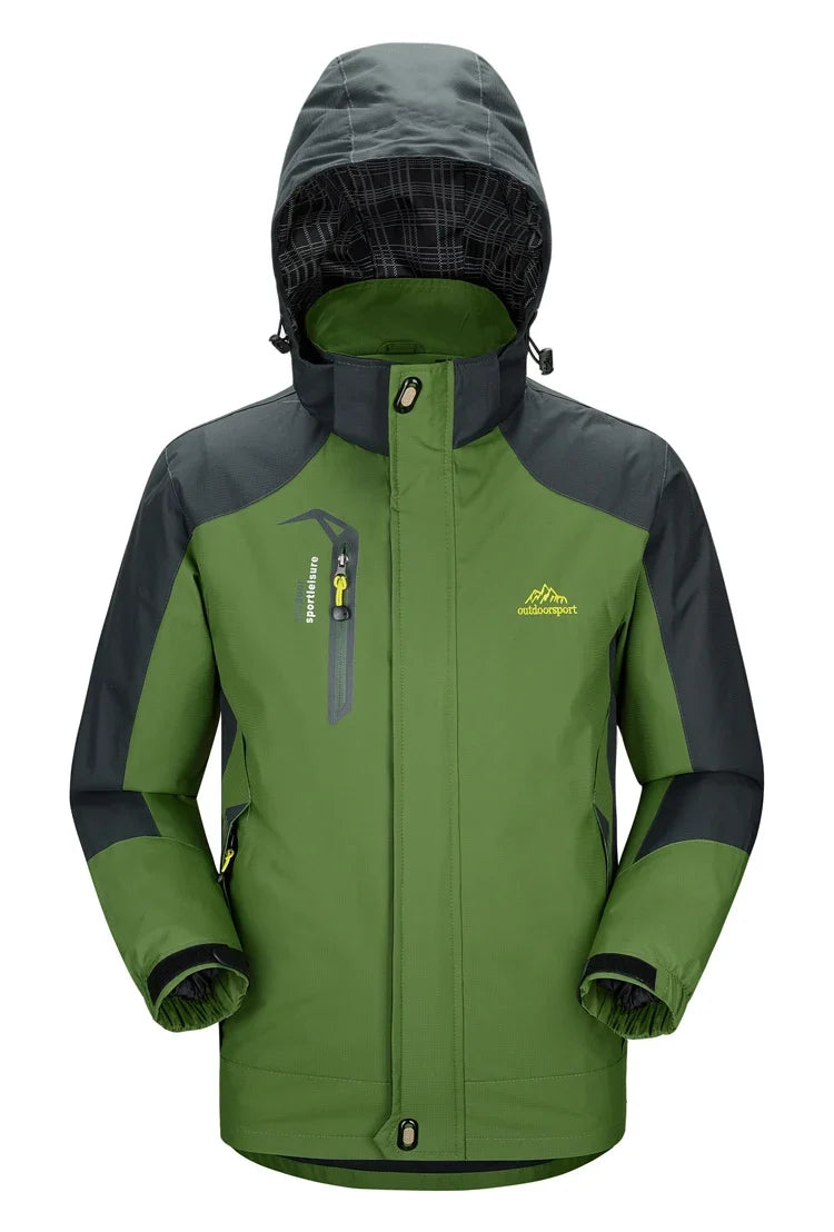 Men Autumn Jacket Outdoor Sports Hiking Coats Camping Hooded Windproof Water Resistant Rain Fishing Traveling Cloethes