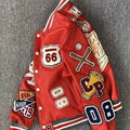 Streetwear Men Bomber Varsity Jackets Embroidery Pu Leather Jacket Baseball Motorcycle Coat Outerwear Winter Men Clothing Unisex