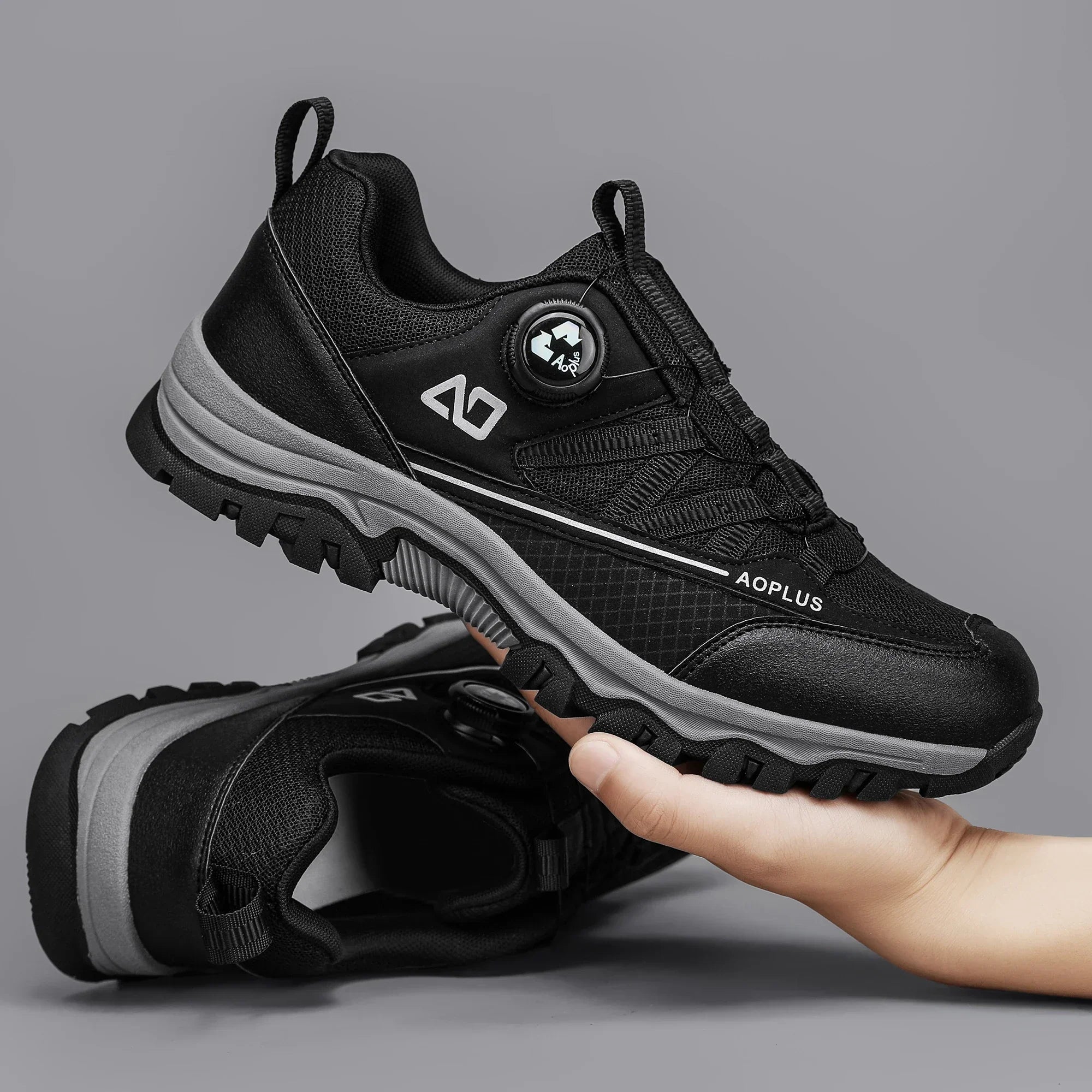 New Fashionable Hiking shoes, Outdoor Men's Walking shoes, Travel Hiking shoes - Comfortable and Breathable, Large size 10