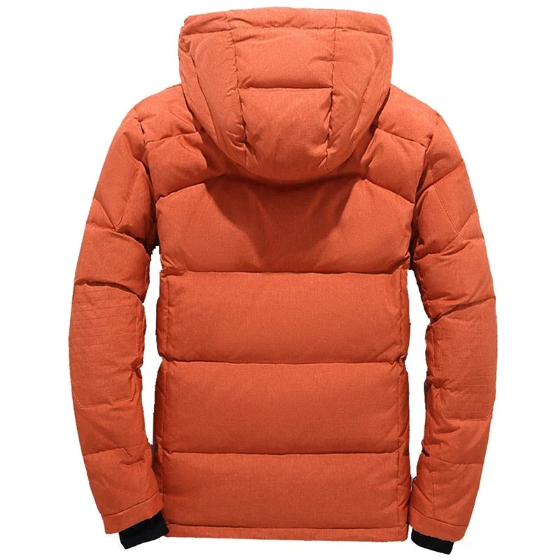 '-20 Degree Down Jacket Male Winter Parkas Men White Duck Down Jacket Hooded Outdoor Thick Warm Padded Snow Coat Oversize M-4XL