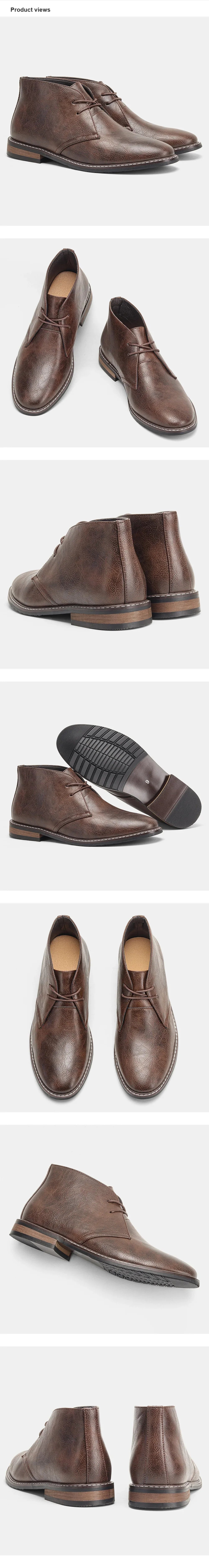 Classic Chukka Boots Men 2026 Brand Comfortable Fashion Retro Desert Boots