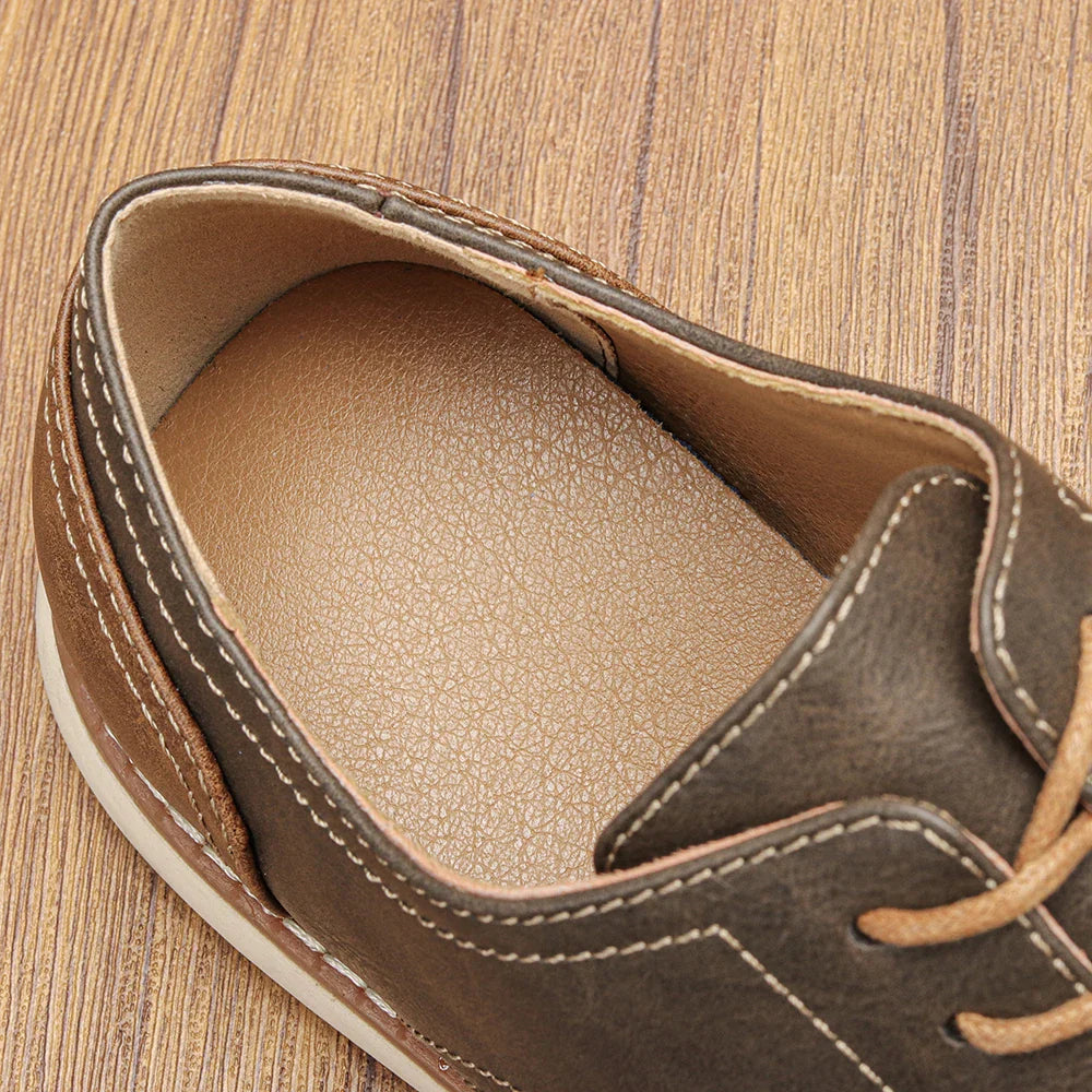 Man Casual Shoes 2026 Brand Comfortable Fashion Leather Shoes Men