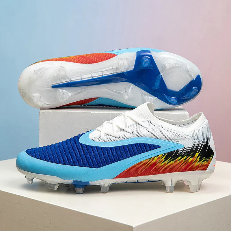 New Men Football Boots Training Ultralight Outdoor Drop Shipping Soccer Shoes Cleats Shoes Soccer Long Spikes FG Non-Slip