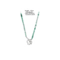 Lucky Strawberry Crystal Necklace Green Quartz Beads Chain Choker Colver Pendant Necklace Trendy Healing Women Jewelry