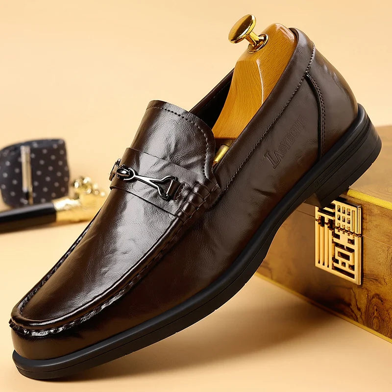 Fashion Style Man Casual Shoes Comfortable Luxury Loafers Leisure Walk Men Slip on Flats All-match Male Business Shoes Moccasins