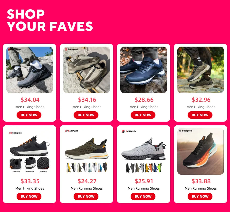 Men Hiking Shoes Outdoor Waterproof Resistant Sneakers Male Winter Comfort Plush Warm Casual Walking Shoes Non-Slip