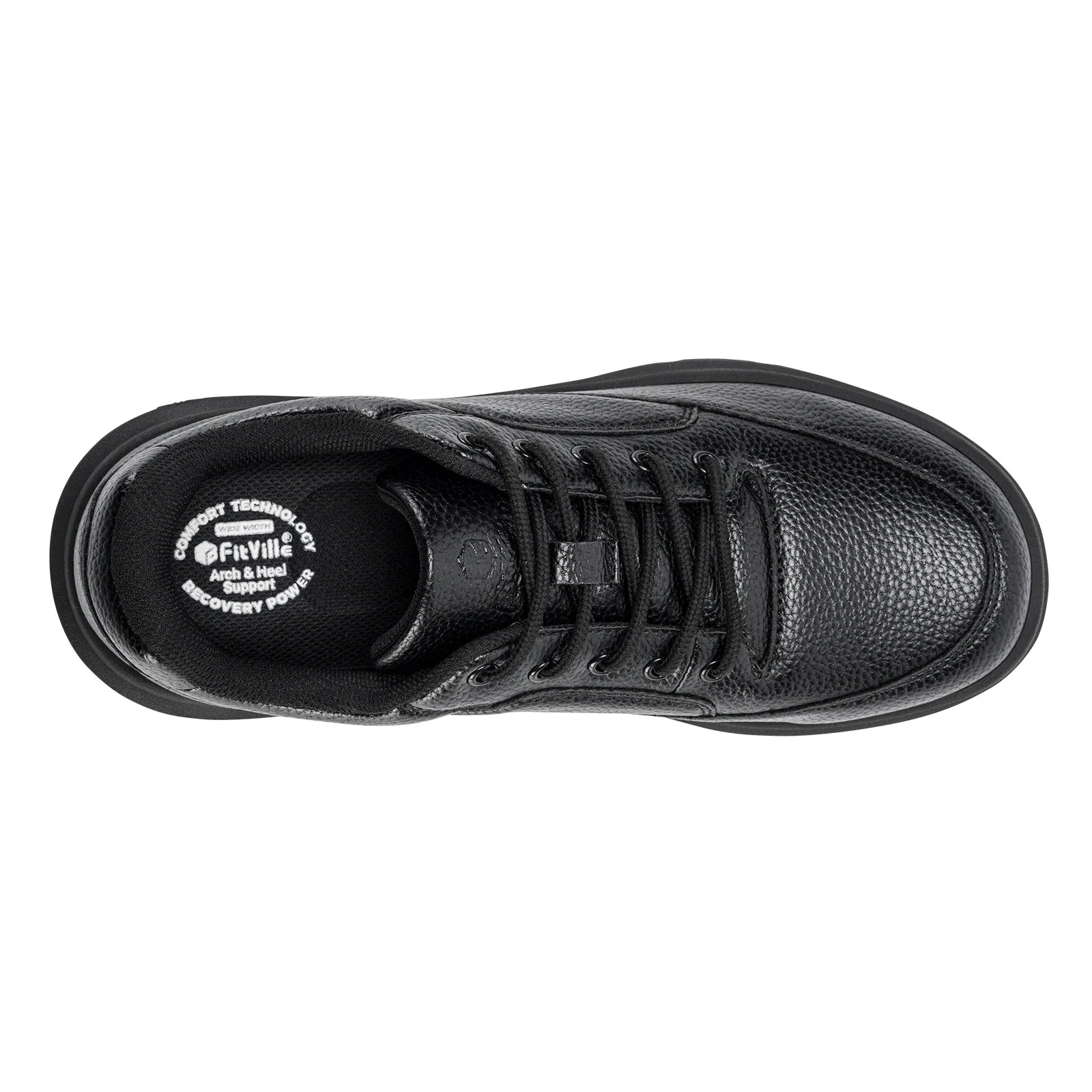 Wide Version Men's Leather Shoes Walking Shoes Oxford Shoes For Formal Business Shoe Comfortable All Day Wear