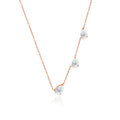 East West 9cttw Pear Cut Moissanite Necklace for Women 925 Sterling Silver Waterdrop Diamond Neckchain Wedding Party Jewelry GRA