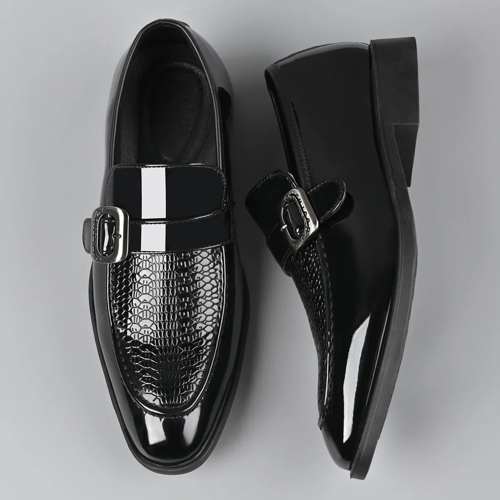 Party Wedding Oxford Footwear New Arrival Leather Men Casual Shoes Office Work Business Shoes Pointed Toe Loafers Brogue Shoes