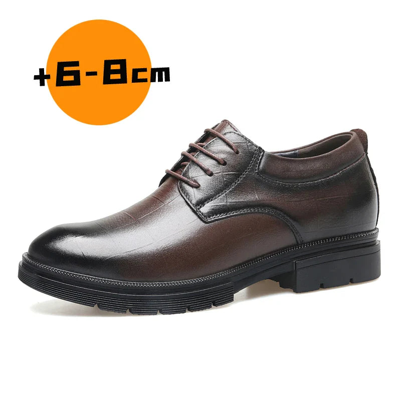 Genuine Leather Men's Oxford Shoes Lace Up Casual Shoes Comfortable Sneakers Outdoor Male Walking Shoes Formal Dress Footwear