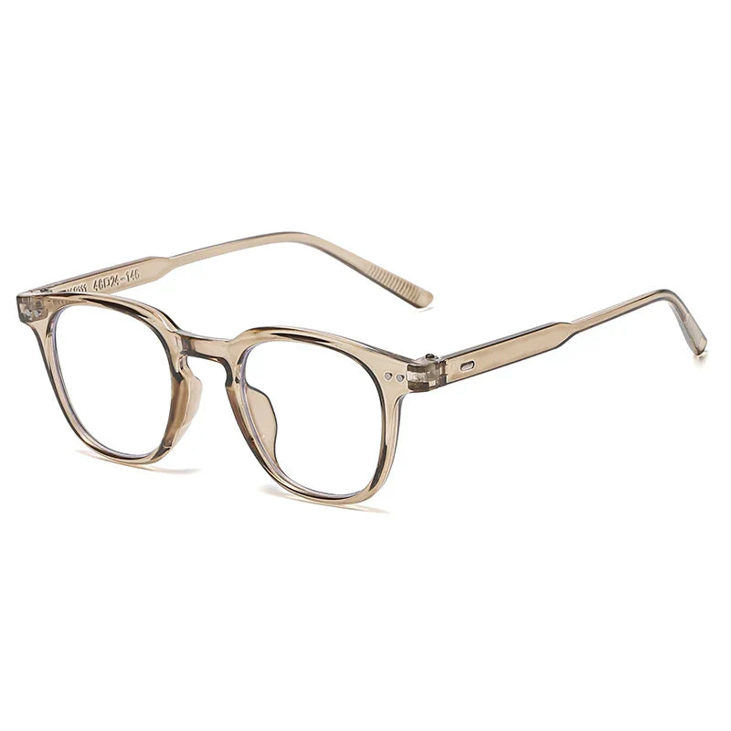 2024 New Fashion Y2K Style Glasses Frame Retro Square Glasses for Women Lady Decorative Eyeglasses Korean Powder Blusher Eyewear