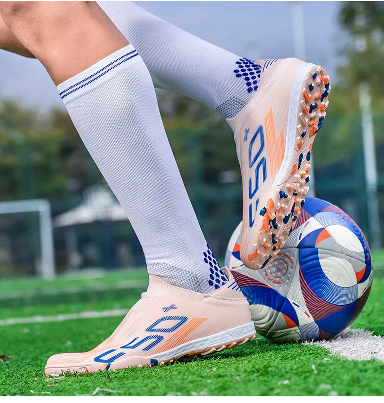 New Men's Soccer Shoes Grass Cleats Futsal Non Slip Indoor Ultralight Fg Turf Football Boots Sport Comfortable Adult Non-Slip