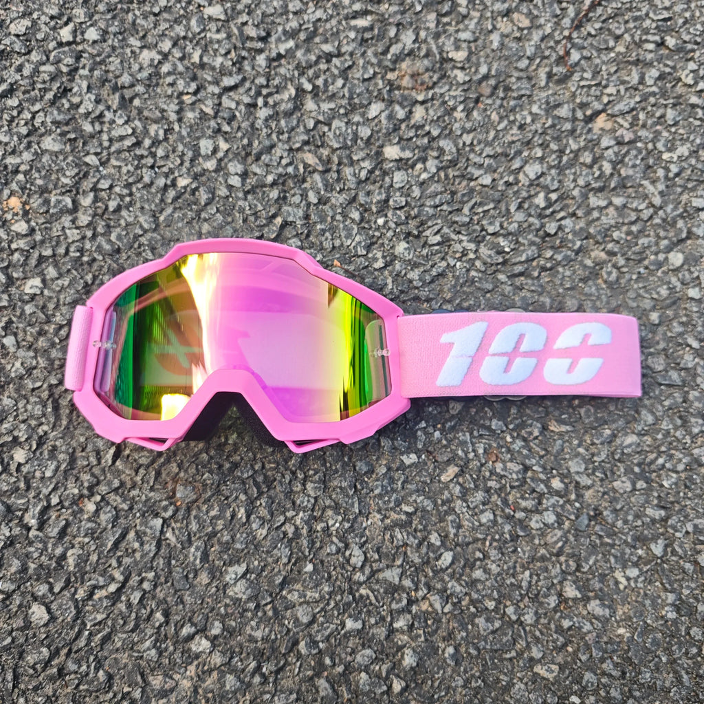 100 Motorcycle Goggles Cycling Glasses Outdoor Off-Road Ski Outdoor Sport MX ATV Dirt Bike Racing Motocross