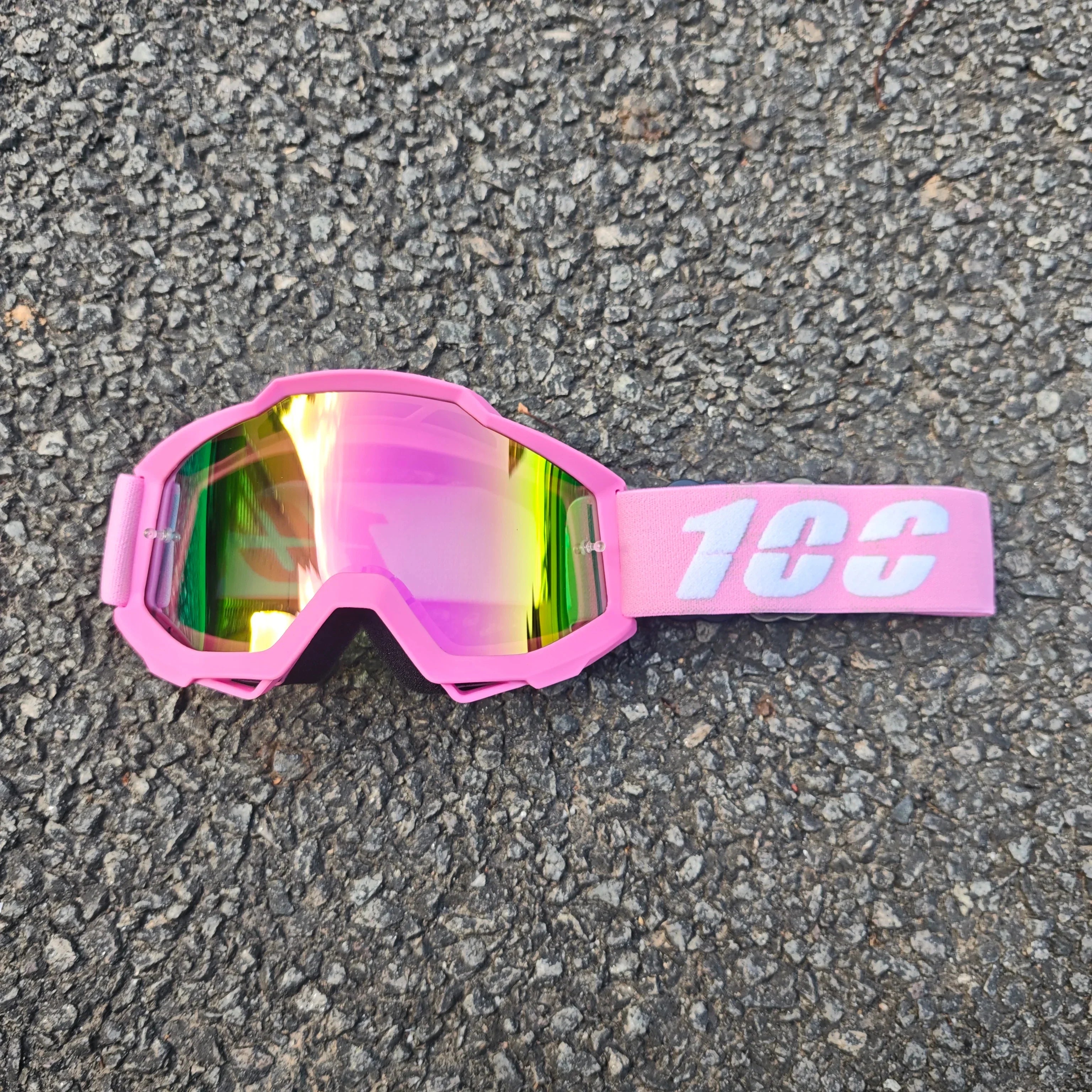 100 Motorcycle Goggles Cycling Glasses Outdoor Off-Road Ski Outdoor Sport MX ATV Dirt Bike Racing Motocross
