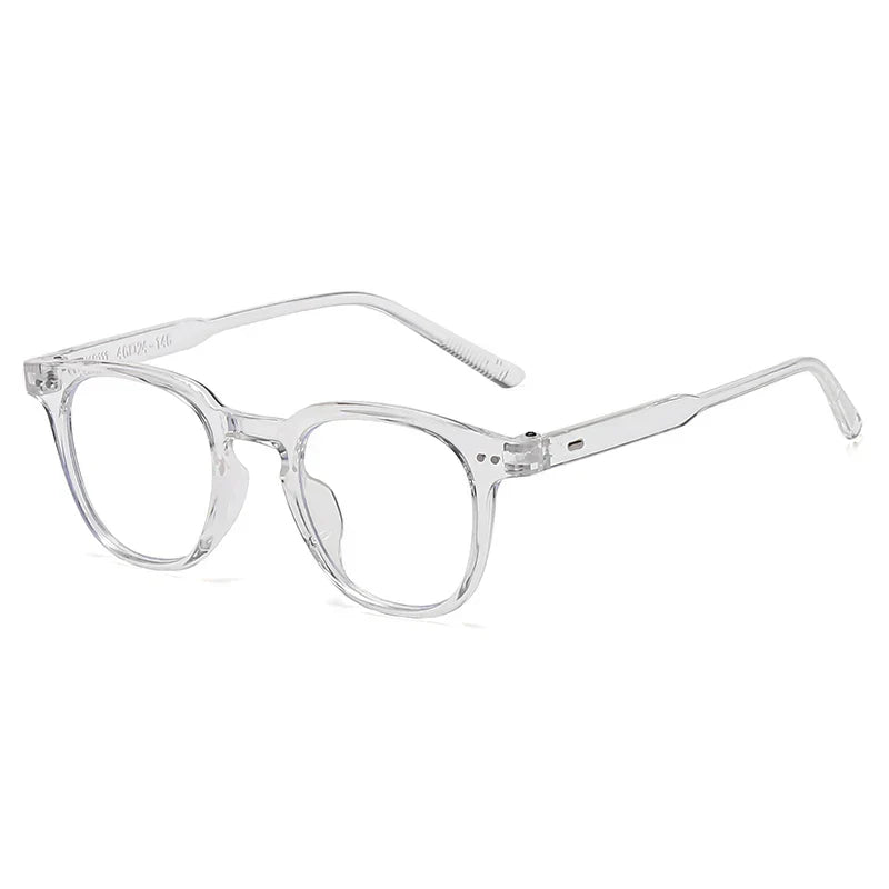 2024 New Fashion Y2K Style Glasses Frame Retro Square Glasses for Women Lady Decorative Eyeglasses Korean Powder Blusher Eyewear