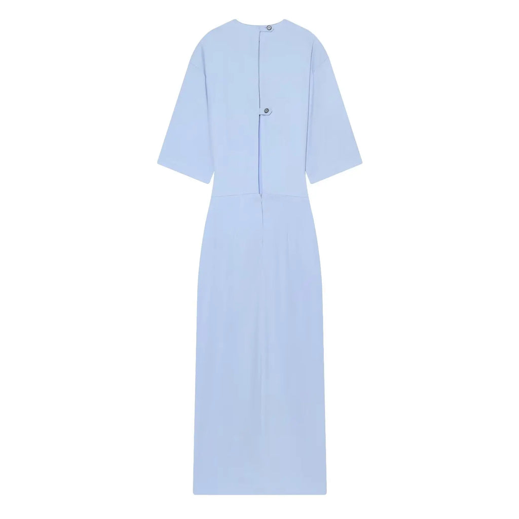 Women's Dress New Pleated Slit Midi Dress Spring Sexy Elegant Women's Long Dress