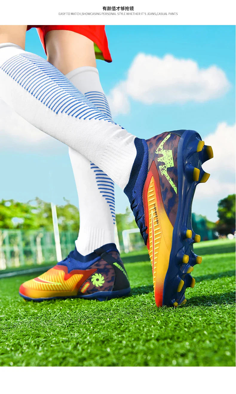 New Men Professional Soccer Shoes Unisex Ultralight Football Boots Training Wholesale Breathable Indoor Futsal Drop Shipping