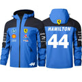 2026 Ferrari F1 driver No.16 Leclerc No.44 Hamilton same jacket with number, thin jacket for spring and autumn seasons, windproo