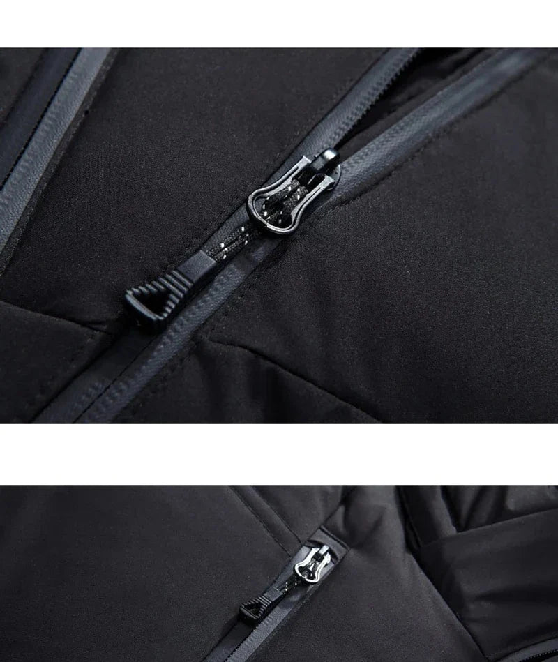 '-20 Degree Down Jacket Male Winter Parkas Men White Duck Down Jacket Hooded Outdoor Thick Warm Padded Snow Coat Oversize M-4XL