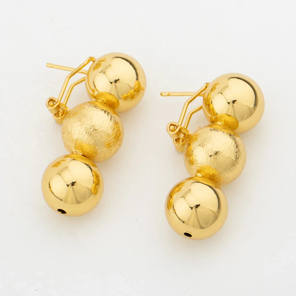 Luxury  Color Jewelry Set Nine Beads Cuff Bracelet Earrings Necklace African Dubai Drop Earrings Ring Fashion Italy Jewelry