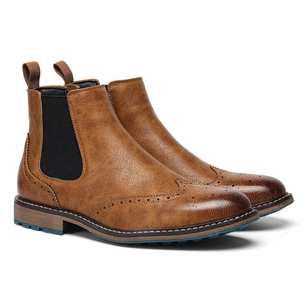 Brogue Chelsea Men Boots