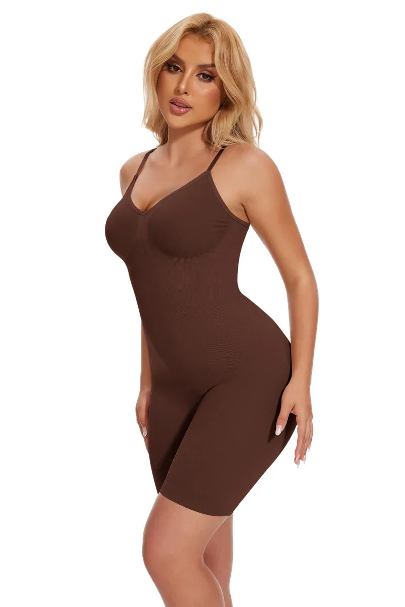 New Bodysuit Shapewear Women Tank Top Tummy Control Full Body Shaper Anti Chafing Shorts Slimming Waist Trainer Butt Lifter