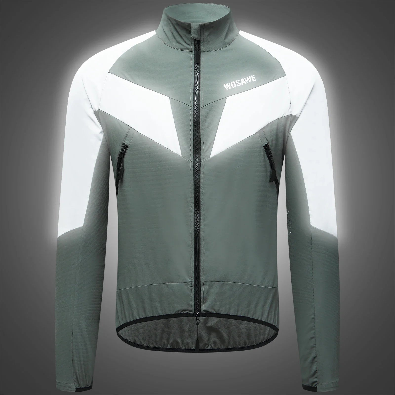 Reflective Cycling Jacket Winter Autumn Bicycle Windbreaker Bike Soft Windproof Waterproof Motorbike Jacket Men Coat