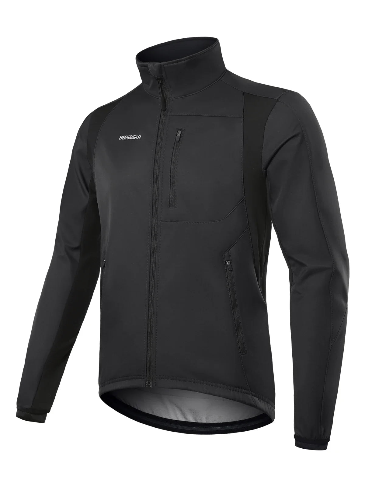 Men's Winter Cycling Jacket Softshell Windproof Thermal Fleece Bike Jacket Running Jacket Windbreaker BGA025