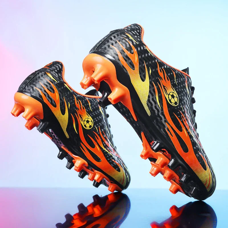 New Kid Match Boys Professional Football Boots Sneakers Soccer Shoes Comfortable Outdoor Match Non-Slip Sports Shoes Unisex