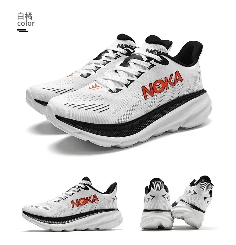 Men's Running Shoes Outdoor Couple Non-Slip Jogging Breathable Cushioning Luxury shoes Trainer Race Sneakers Mesh Off-road Shoes