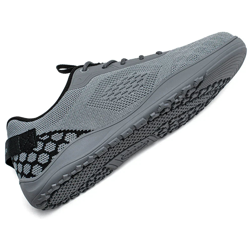 Knit Barefoot Shoes Unisex Zero Drop Wide Toe Sneaker Minimalist Breathable Causal Walking Shoes