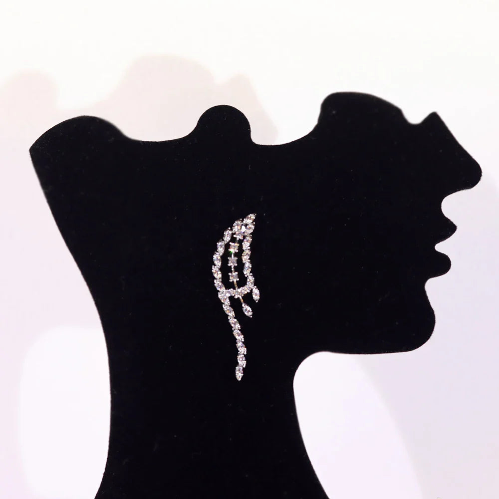 Elegant African Bridal Jewelry Set Cubic Zirconia Party Accessories 2pcs Necklace Set for Women X0546
