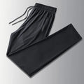 Men's Ice Silk Quick Drying Long Pants Summer Thin Breathable Loose Fitting Outdoor Running Sports Fitness Straight Leg Pants