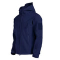 Men Military Tactical Winter Autumn Warm Sharkskin Fleece Hood Cargo Jackets Camping Hiking Climbing Hunting Outdoor Waterproof