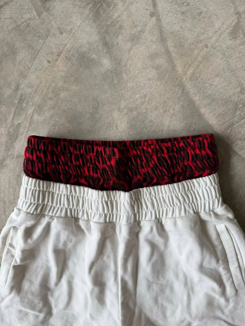 Double Toe Ripped Printed Trousers Functional Tactical Functional Men and Women Advanced Jogging Drawstring Casual Sports Pants