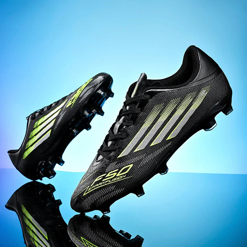New Men Professional Football Boots Non-Slip TF/FG Boys Sneakers Match Soccer Shoes Ankle Comfortable Sports Shoes Unisex
