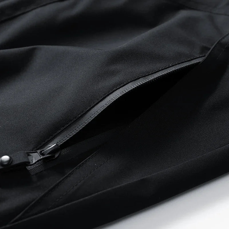 New Waterproof Jacket Men Outdoor Softshell Zip Up Hooded Jacket Windbreaker Hiking Camping Coat Lightweight Spring Autumn Coats