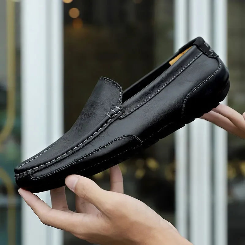 Men's Casual Leather Wedding Shoes – Comfortable Formal Wear EU 40–47