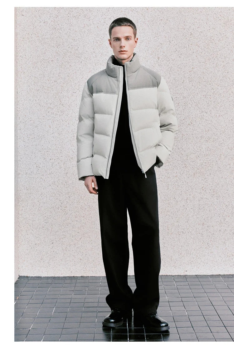 Unisex Puffer High Loft Down Stand Collar Warm Fit Waterproof Windproof Stain Resistant 2026 Couple Style Outerwear