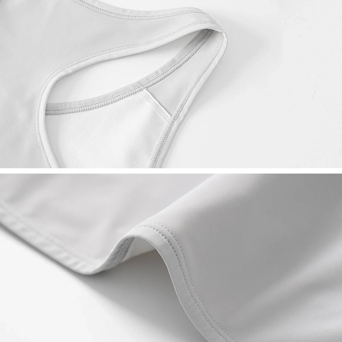 XUJI Transgender FTM Breathable Half Chest Binder Tank Top
