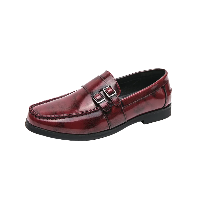 Business men's loafers Comfortable flat bottomed Elegant gentleman style Daily work Outdoor leisure street 38-46 leather shoes