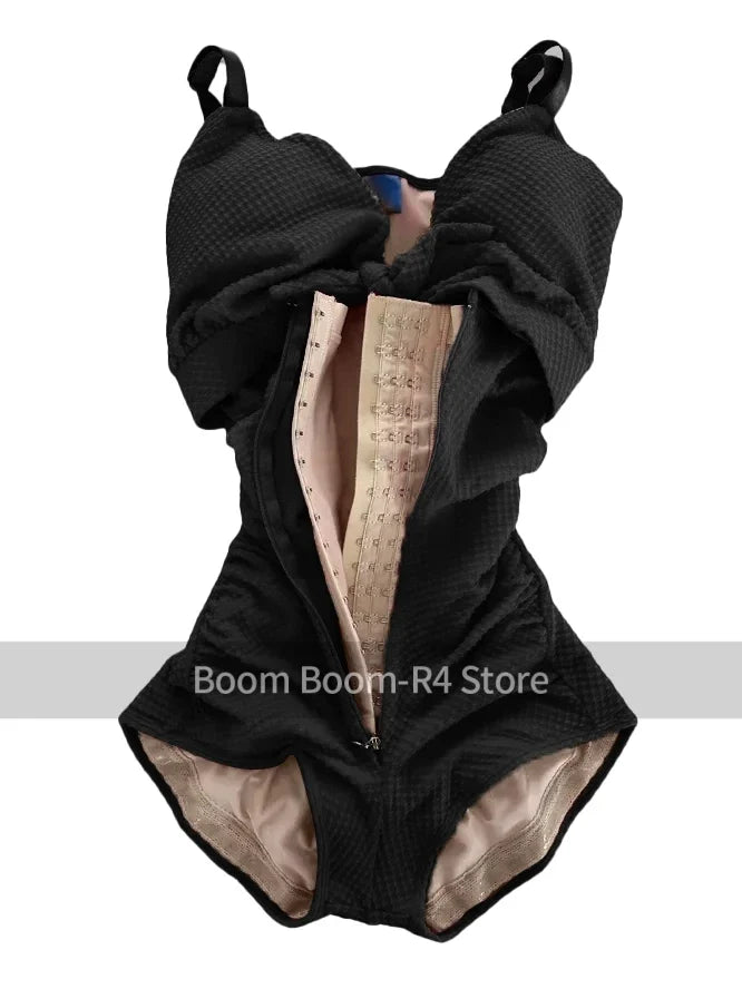 New Swimsuit Shapewear Fajas Colombiana BBL Post Op Surgery Supplies Women Shapewear With Adjustable Hook-eyes Glue Bone Corset