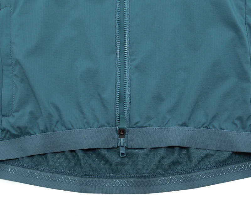 Men Windproof Waterproof Long Sleeve Cycling Jacket YKK Double Zipper Breathable MTB Bike Clothing Tops Pro Team Jersey